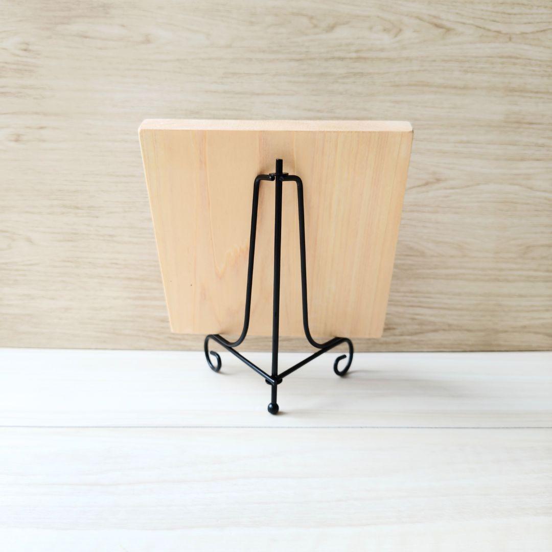 富士ひのきフレーム シャム猫と花のインテリアコースター | 5枚目