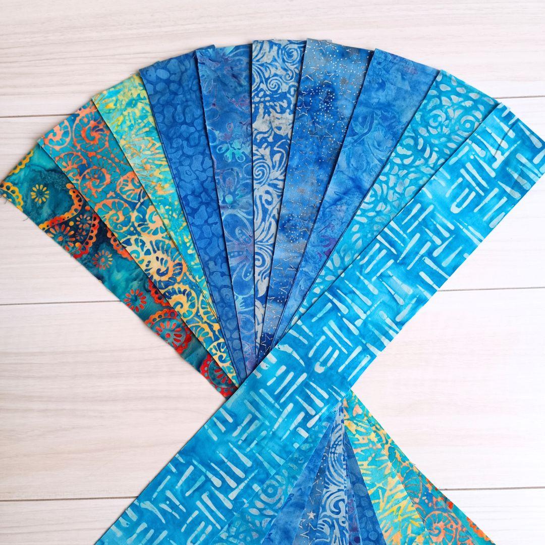 カラフル輸入生地　パッチワークキルト生地 ハンドメイド バティックテキスタイル1 | 2枚目