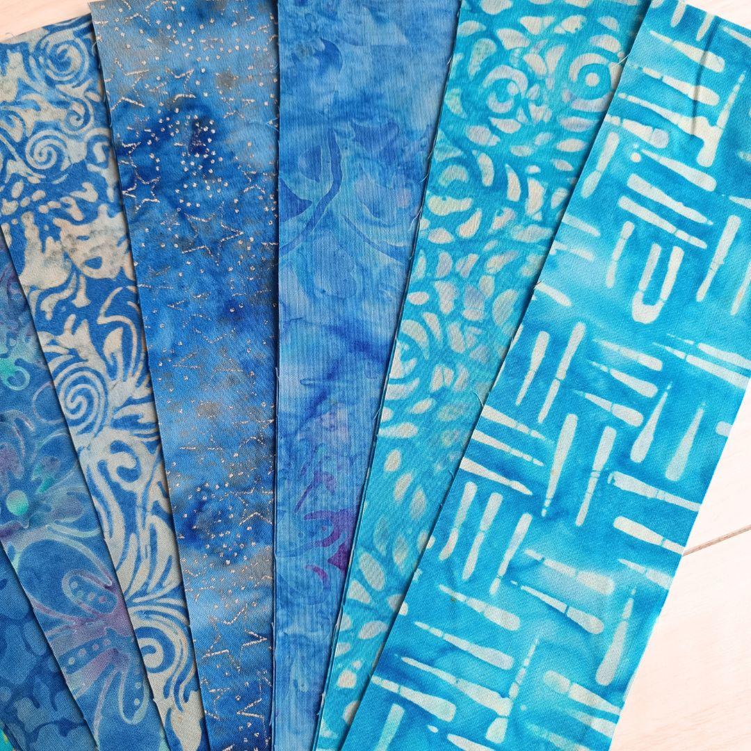 カラフル輸入生地　パッチワークキルト生地 ハンドメイド バティックテキスタイル1 | 4枚目