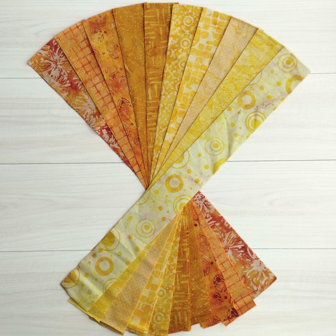 使いやすいサイズの輸入生地 カッティング生地 パッチワーク ハンドメイド バティック テキスタイル3 染物 カットクロス1枚目の画像