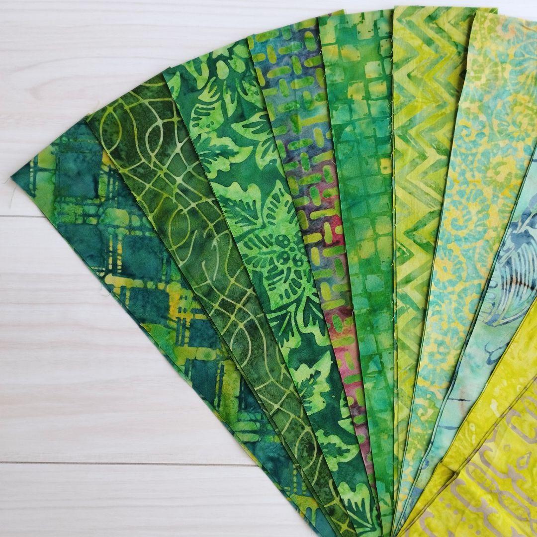 輸入生地カッティング生地 パッチワーク キルト ハンドメイド バティック テキスタイル4 生地 染物 カットクロス | 4枚目