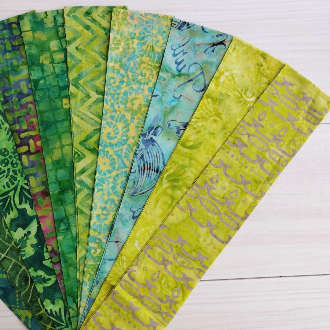 輸入生地カッティング生地 パッチワーク キルト ハンドメイド バティック テキスタイル4 生地 染物 カットクロス | 5枚目