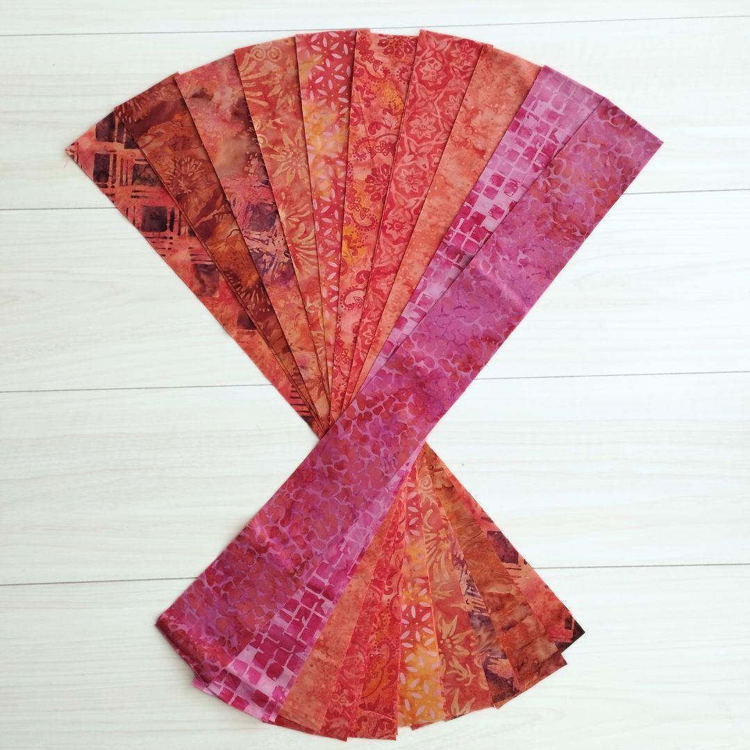 珍しい柄の輸入生地 キルト カッティング生地 ハンドメイド バティック テキスタイル5 生地 染物 カットクロス1枚目の画像