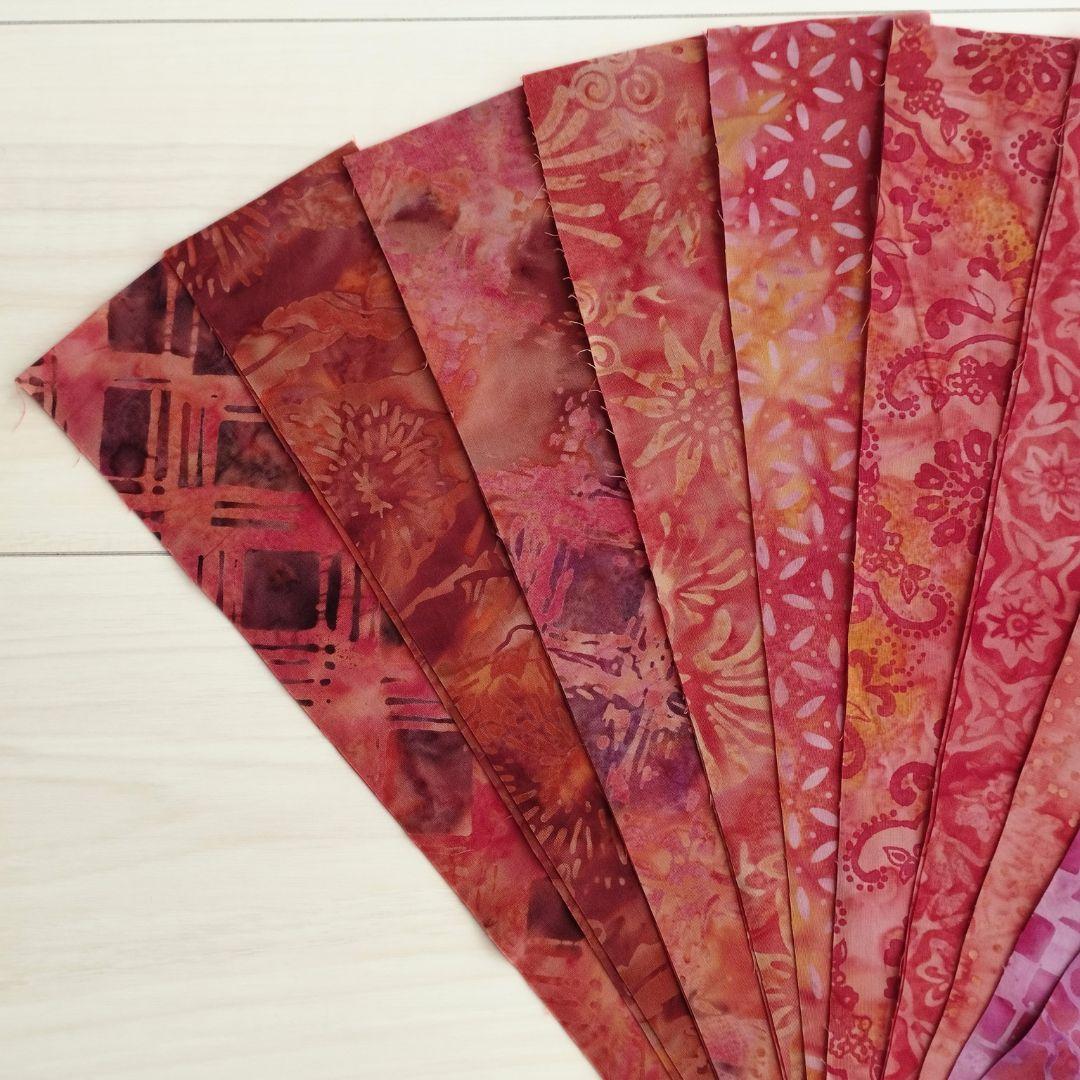 珍しい柄の輸入生地 キルト カッティング生地 ハンドメイド バティック テキスタイル5 生地 染物 カットクロス | 4枚目