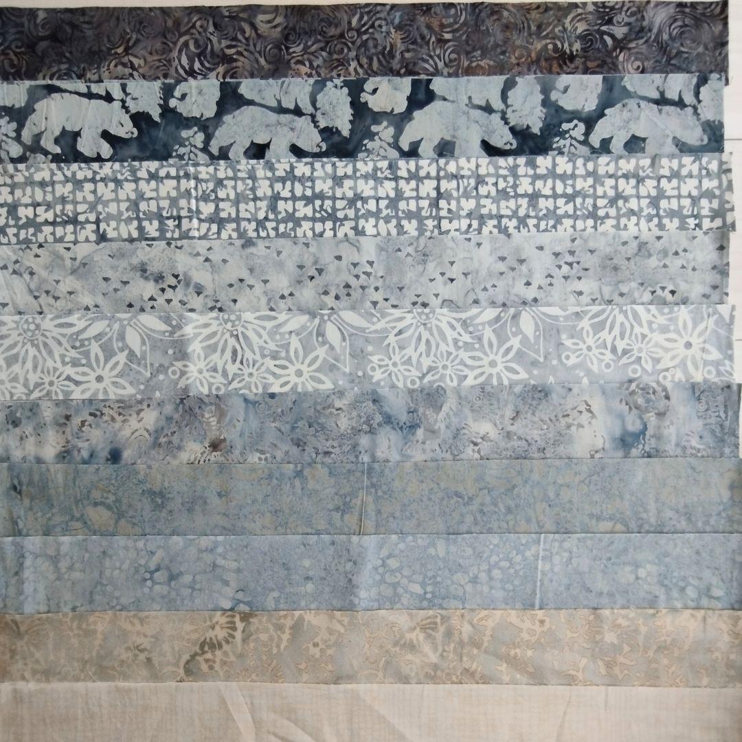 1点物 パッチワーク キルト カッティング生地 ハンドメイド バティック テキスタイル9 生地 染物 カットクロス | 8枚目