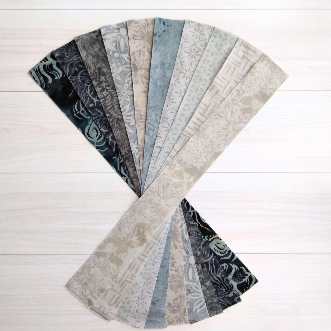 輸入生地 パッチワーク キルト カッティング生地 ハンドメイド バティック テキスタイル10 生地 染物 カットクロス1枚目の画像