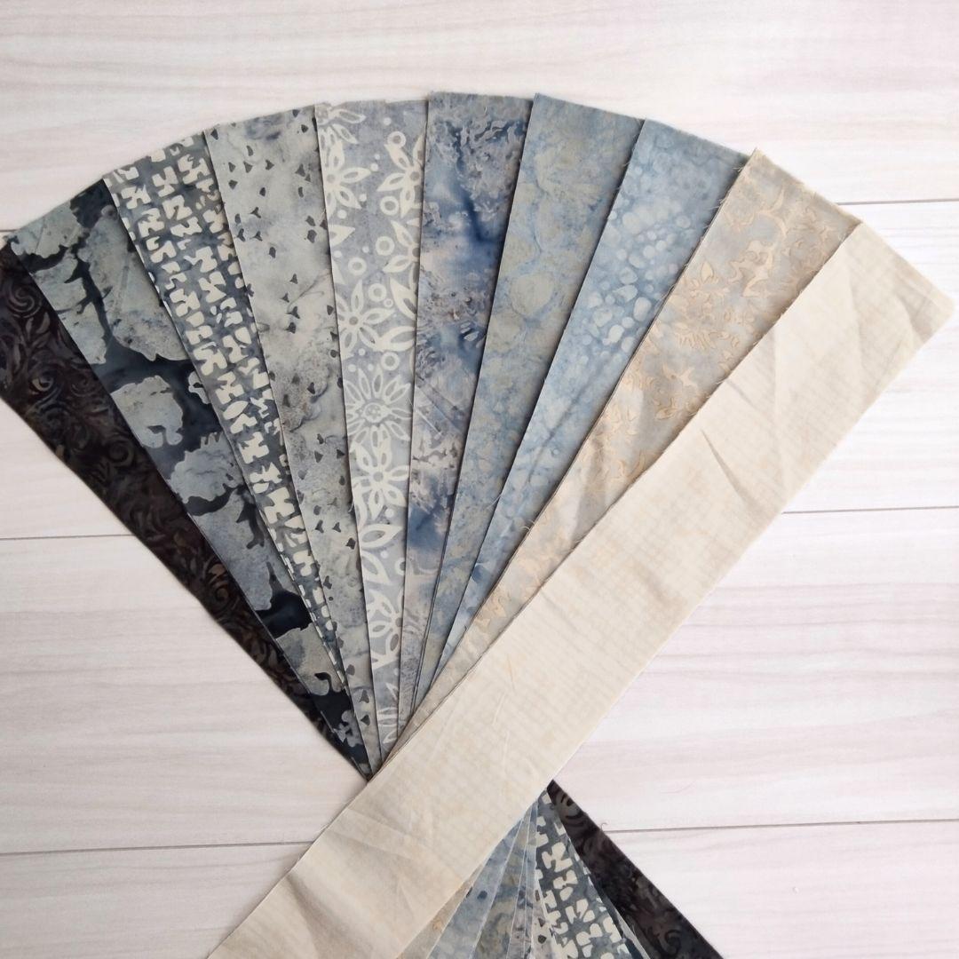 輸入生地 パッチワーク キルト カッティング生地 ハンドメイド バティック テキスタイル10 生地 染物 カットクロス | 2枚目