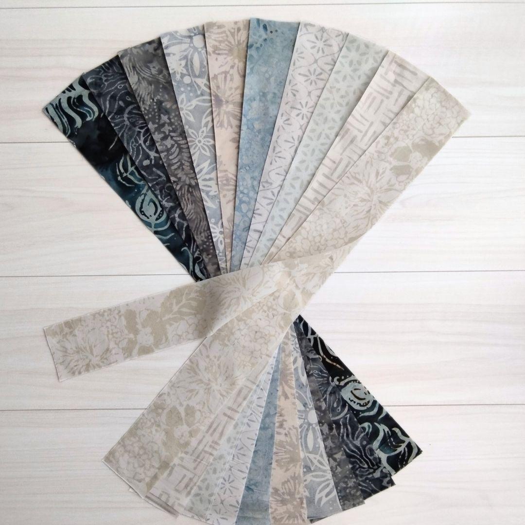 輸入生地 パッチワーク キルト カッティング生地 ハンドメイド バティック テキスタイル10 生地 染物 カットクロス | 3枚目