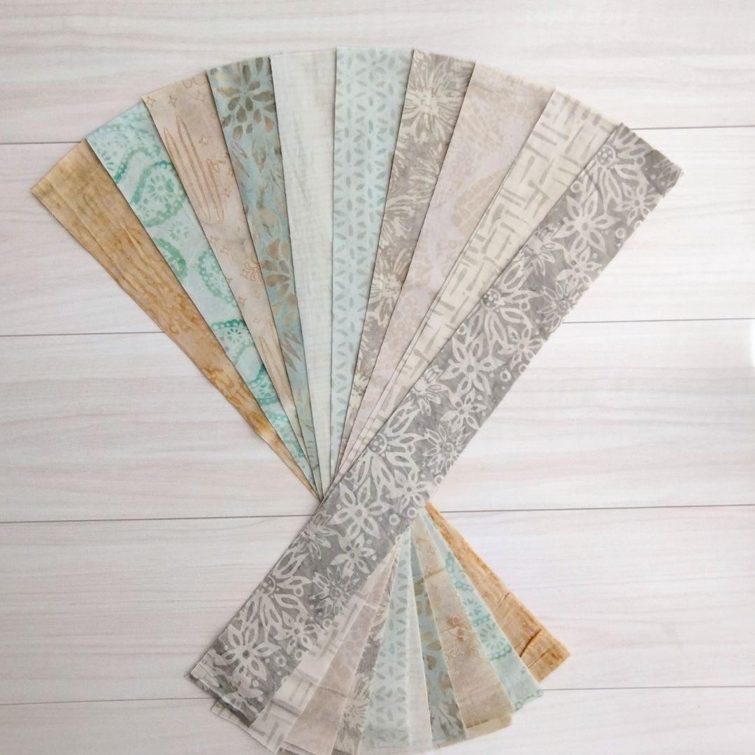 輸入生地 パッチワーク キルト カッティング生地 ハンドメイド バティック テキスタイル12 生地 染物 カットクロス