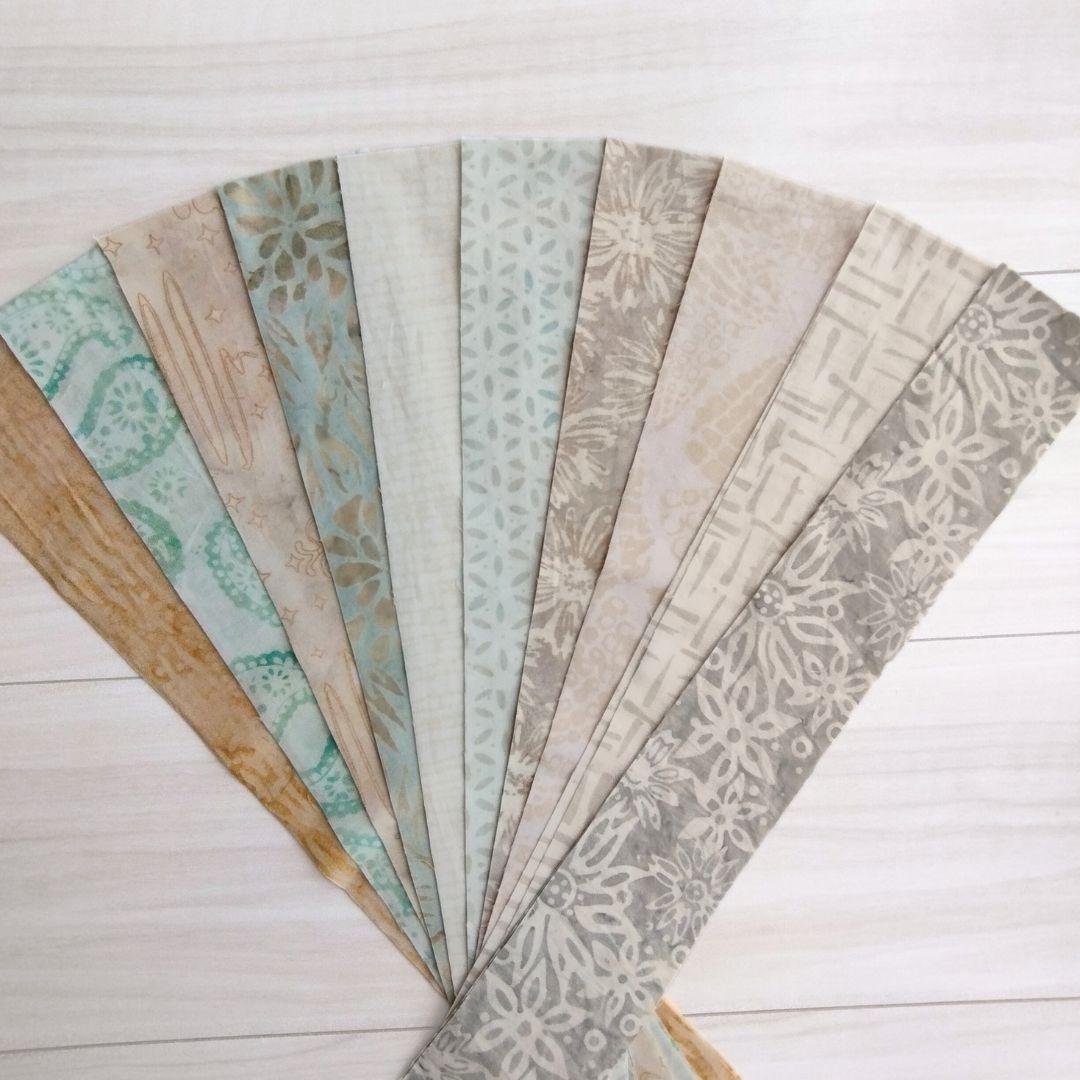 輸入生地 パッチワーク キルト カッティング生地 ハンドメイド バティック テキスタイル12 生地 染物 カットクロス | 2枚目