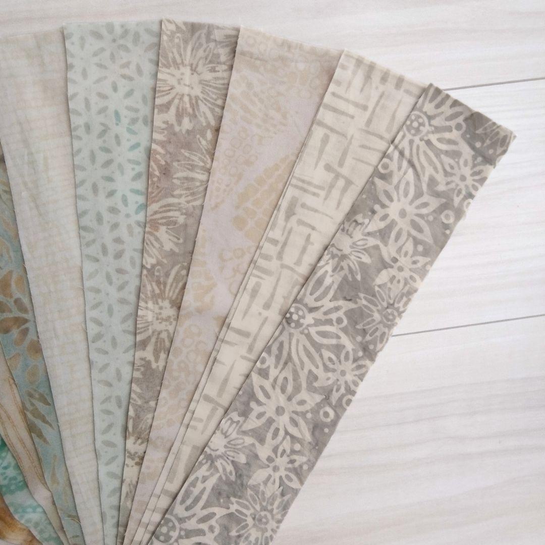 輸入生地 パッチワーク キルト カッティング生地 ハンドメイド バティック テキスタイル12 生地 染物 カットクロス | 4枚目