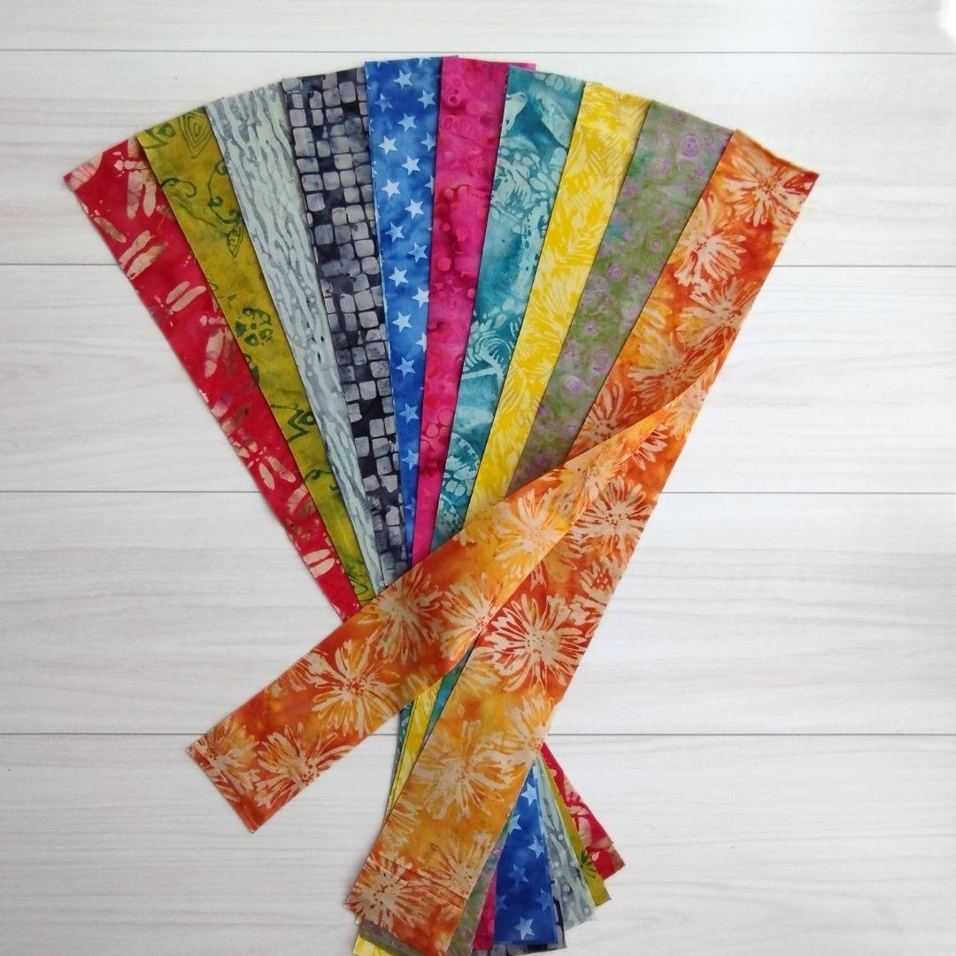 輸入生地 カッティング生地 パッチワーク キルト ハンドメイド バティック テキスタイル13 生地 染物 カットクロス | 5枚目