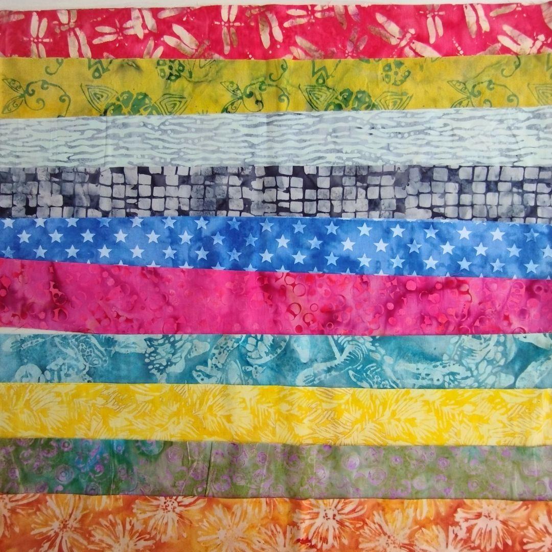 輸入生地 カッティング生地 パッチワーク キルト ハンドメイド バティック テキスタイル13 生地 染物 カットクロス | 8枚目