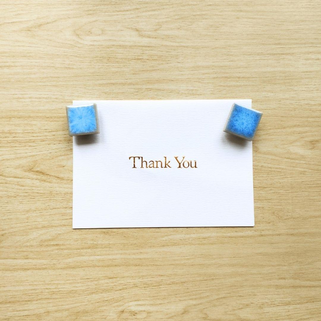 夏色海色のタイルマグネット 8色展開 同色5個セット seaブルー クリア ライトブルー モザイクタイル