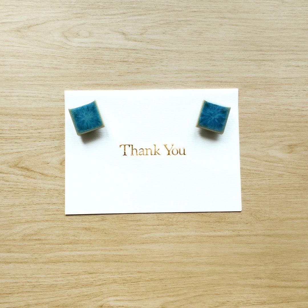 タイルマグネット 8色展開 同色5個セット  海 夏色 ライトブルー モザイクタイル ディープグリーン | 2枚目