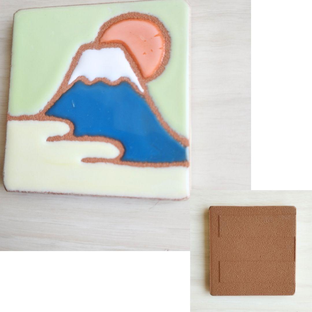 富士山タイル５cm ハンドメイドタイル | 3枚目