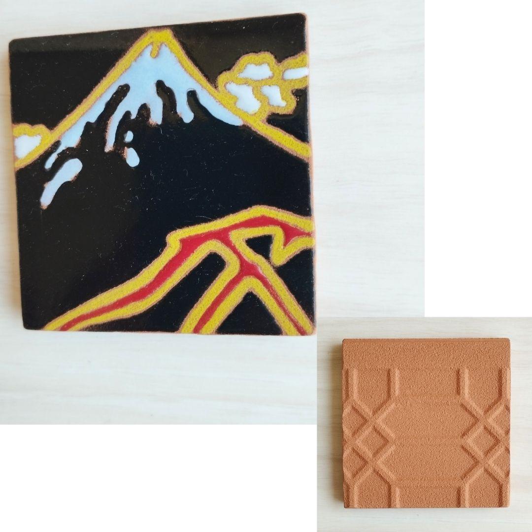 富士山タイル５cm ハンドメイドタイル 浮世絵　ユニーク | 11枚目
