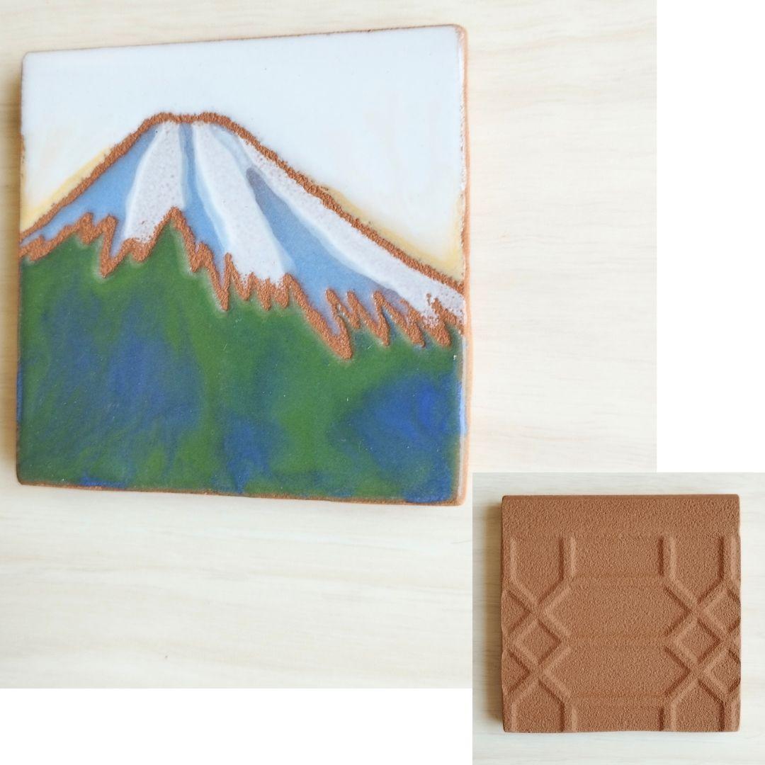 富士山タイル５cm ハンドメイドタイル 浮世絵　ユニーク | 7枚目