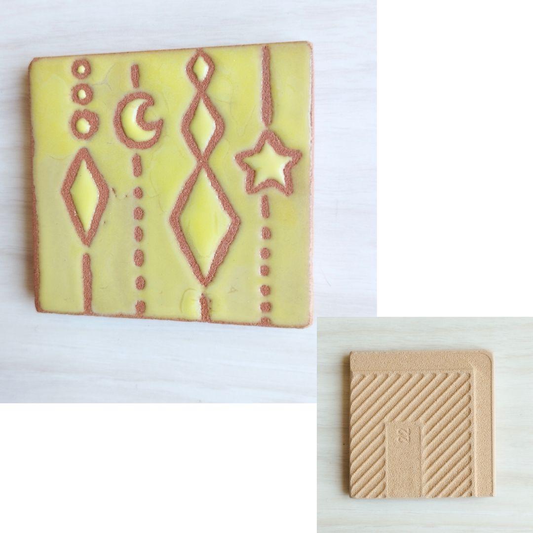 かわいい 小さめタイル5cm角 ハンドメイドアートタイル マグネット加工無料 | 13枚目