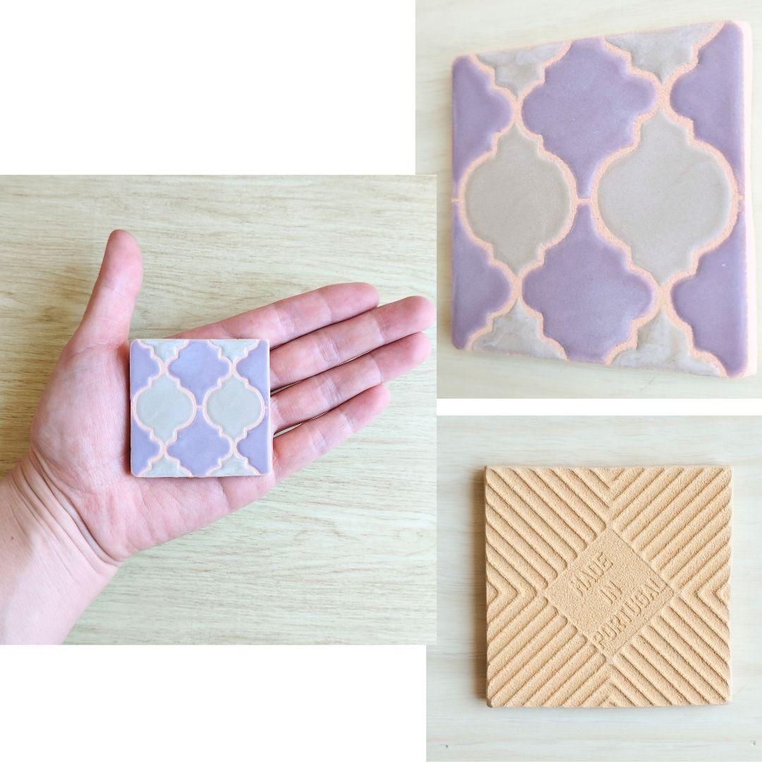 かわいい 小さめタイル5cm角 ハンドメイドアートタイル マグネット加工無料 | 3枚目