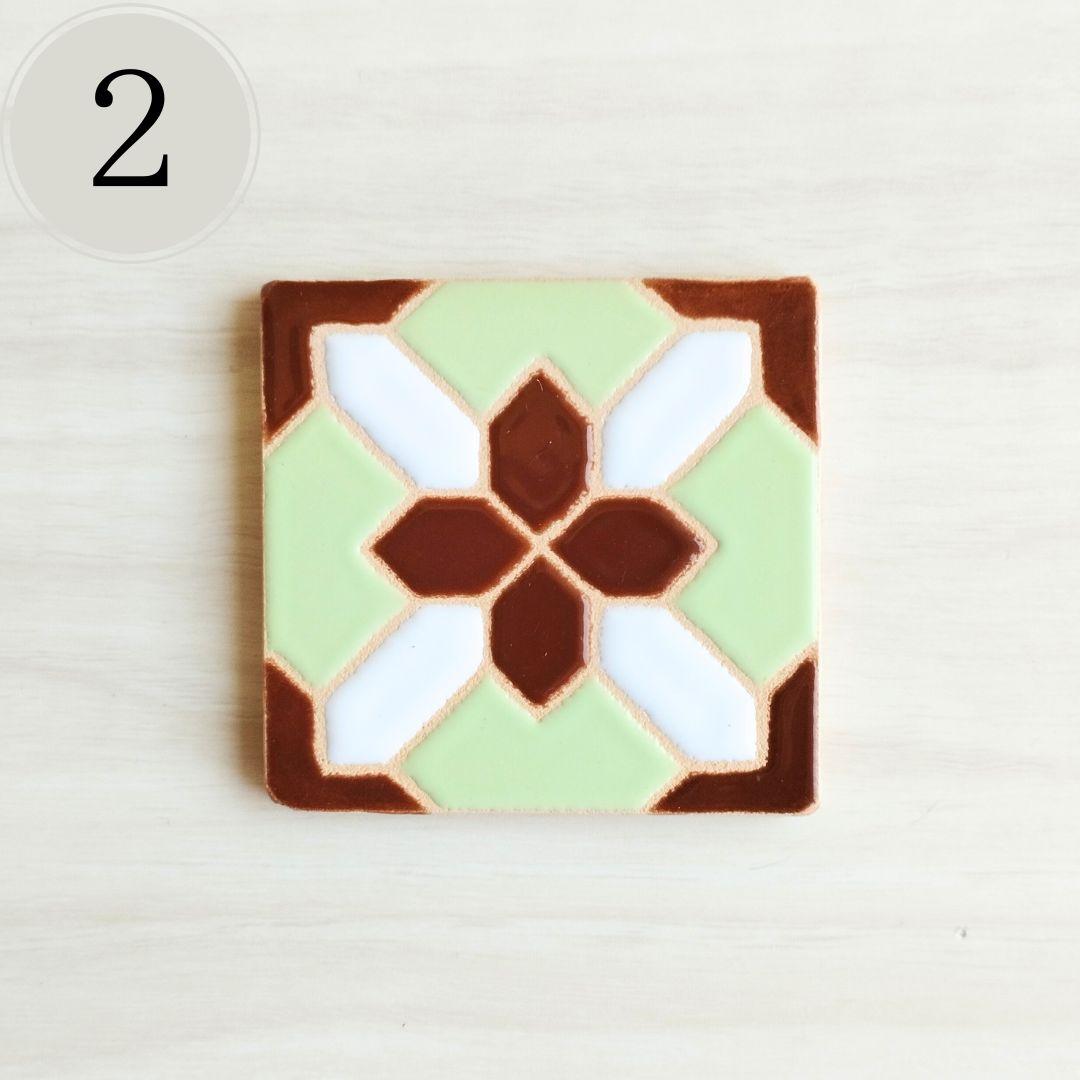 かわいい 小さめタイル5cm角 ハンドメイドアートタイル マグネット加工無料 | 4枚目