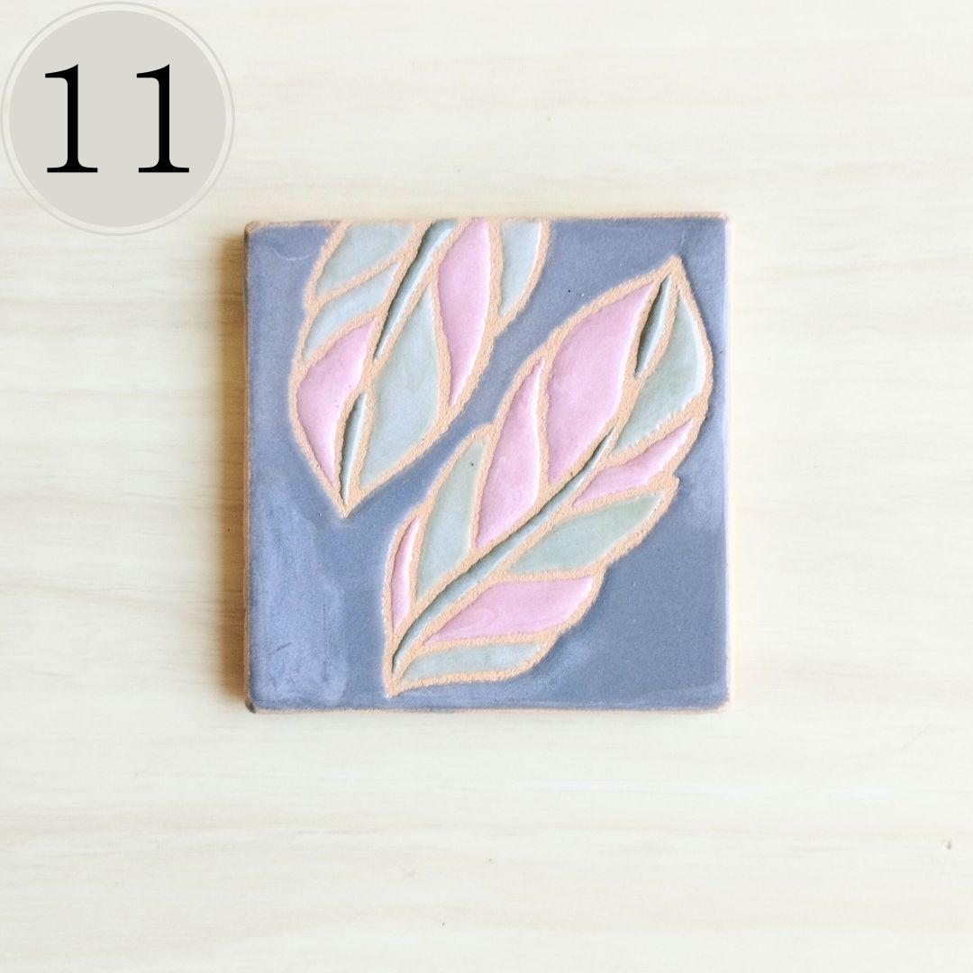 1点物 かわいい 小さめタイル5cm角 ハンドメイドアートタイル マグネット加工無料 | 10枚目