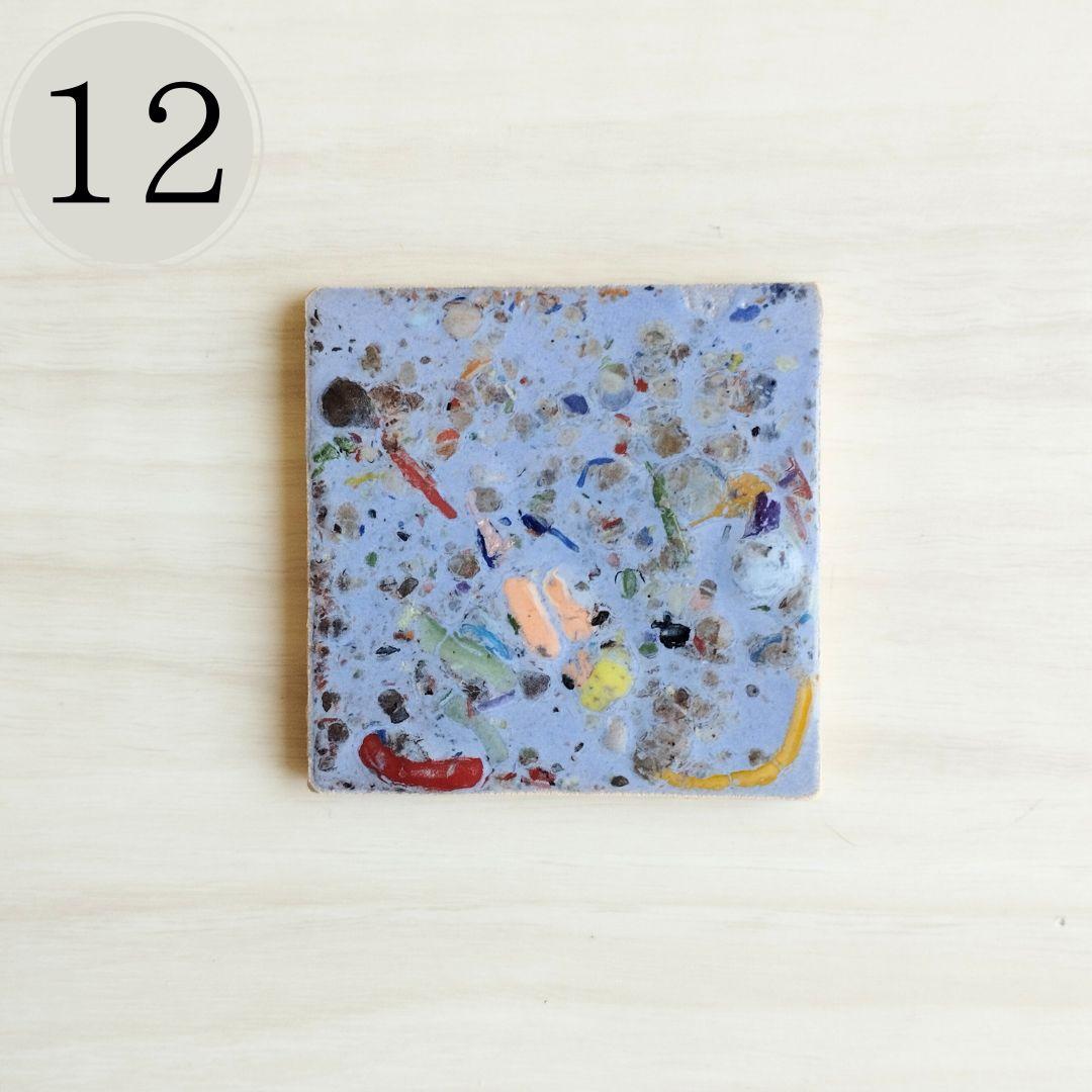 1点物 かわいい 小さめタイル5cm角 ハンドメイドアートタイル マグネット加工無料 | 12枚目