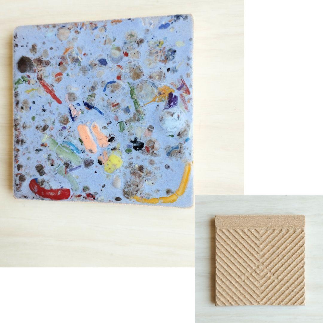 1点物 かわいい 小さめタイル5cm角 ハンドメイドアートタイル マグネット加工無料 | 13枚目