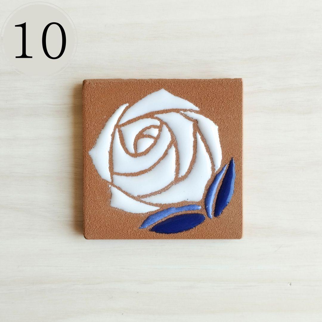 1点物 かわいい 小さめタイル5cm角 ハンドメイドアートタイル マグネット加工無料 | 8枚目