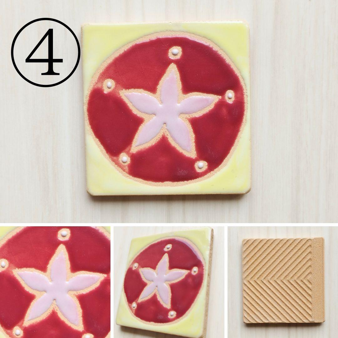 生き物シリーズタイル 無料マグネット加工 ヘラクレスオオカブト イルカ クジラ 蝶 ハンドメイドアートタイル | 6枚目