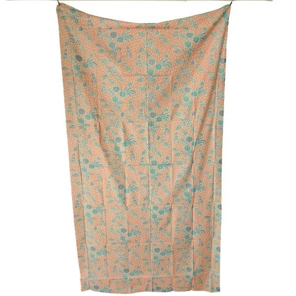 レトロ調の懐かしくてかわいい柄のプリントバティック | 7枚目