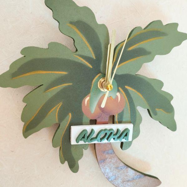 南国気分感じるヤシの木のハワイアン時計 | 6枚目