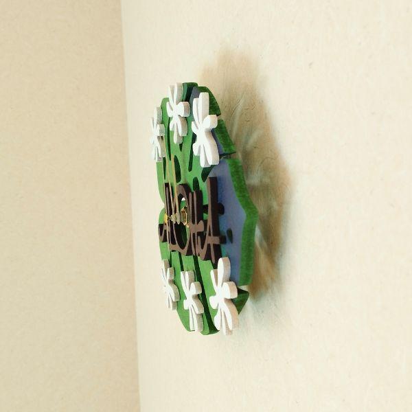 南国感あふれるモンステラハワイアン時計 | 6枚目