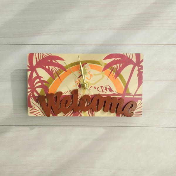 穏やかなハワイデザインハワイアン時計 | 2枚目