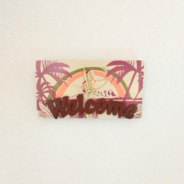 穏やかなハワイデザインハワイアン時計 | 4枚目