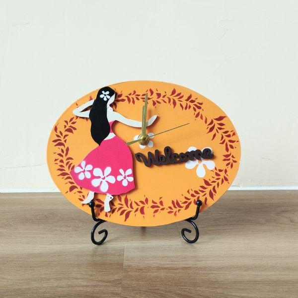 ハワイ フラガール フラダンス ハワイアン時計 | 8枚目