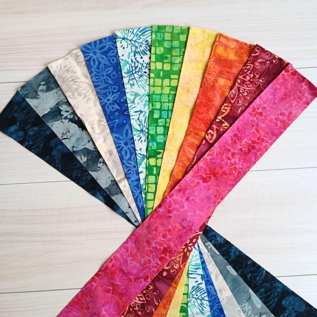 再販不可 パッチワークキルト生地 ハンドメイド バティック テキスタイル2 生地 染物 カットクロス | 2枚目
