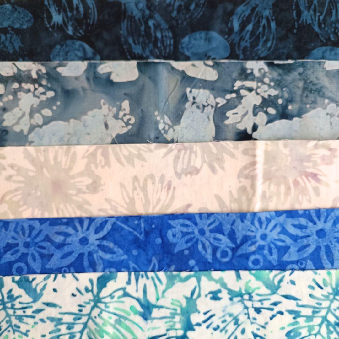再販不可 パッチワークキルト生地 ハンドメイド バティック テキスタイル2 生地 染物 カットクロス | 6枚目