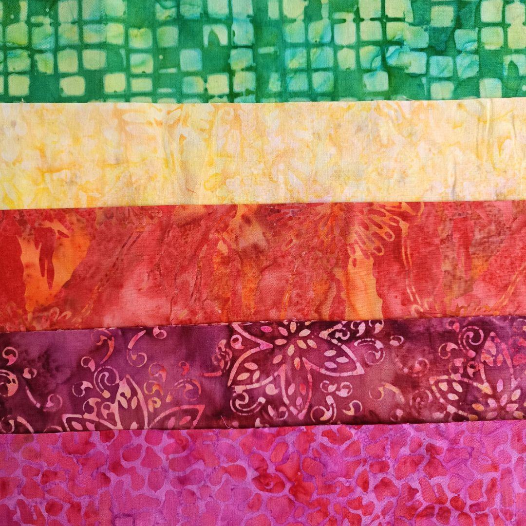 再販不可 パッチワークキルト生地 ハンドメイド バティック テキスタイル2 生地 染物 カットクロス | 7枚目