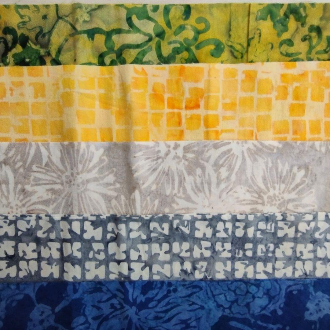 多様に使えるカッティング生地 パッチワーク キルト ハンドメイド バティック テキスタイル7 生地 染物 カットクロス | 6枚目